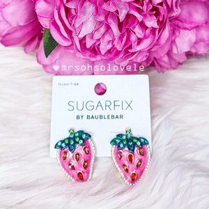 SUGARFIX by BAUBLEBAR Strawberry rhinestone earrings